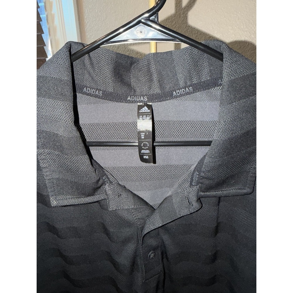 Adidas Mens Dual-Tone Polo Size 3xlt Tall - Picture 2 of 8